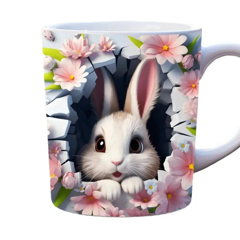 3D Keramikbecher mit Tiermotiv Petoria
