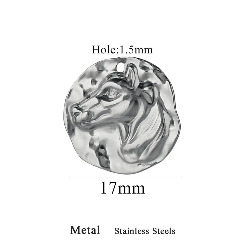 Edelstahl Tier Anhänger für Schmuck und Bastelarbeiten