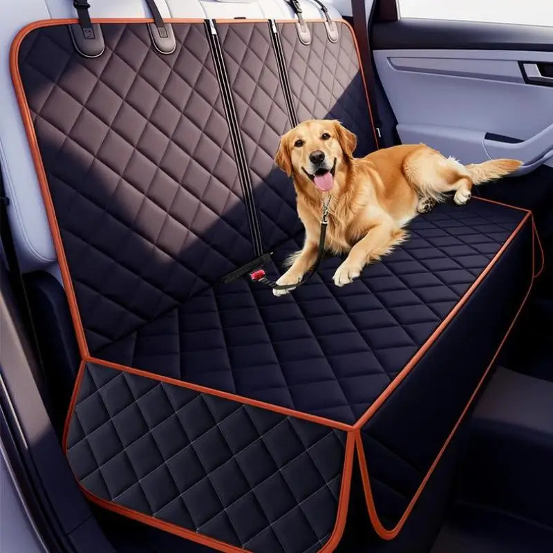🐾 Petoria® Wasserdichter Autositzbezug für Hunde & Katzen – Rutschfeste Rücksitz-Schondecke für sichere Autofahrten