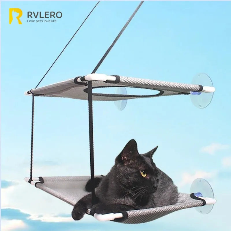 Katzenbett mit Saugnapf für Fenster Premium