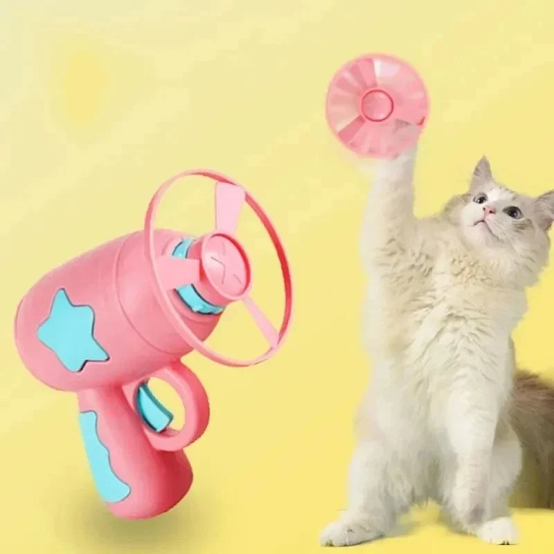 Mini-Frisbee für Katzen – Interaktives Spielzeug