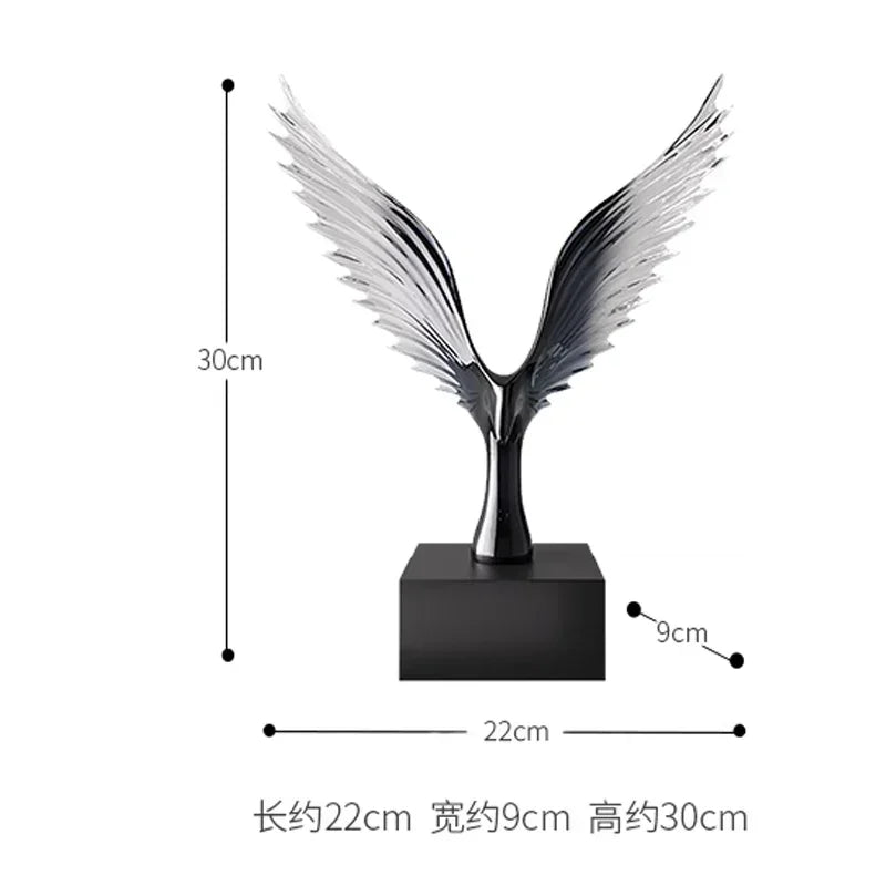 Creative Decor Sculptures Office Decoration Animal Eagle Sculpture Model Ornament Living Room Wine Cabinet Artistic Soft Decor Petoria Store