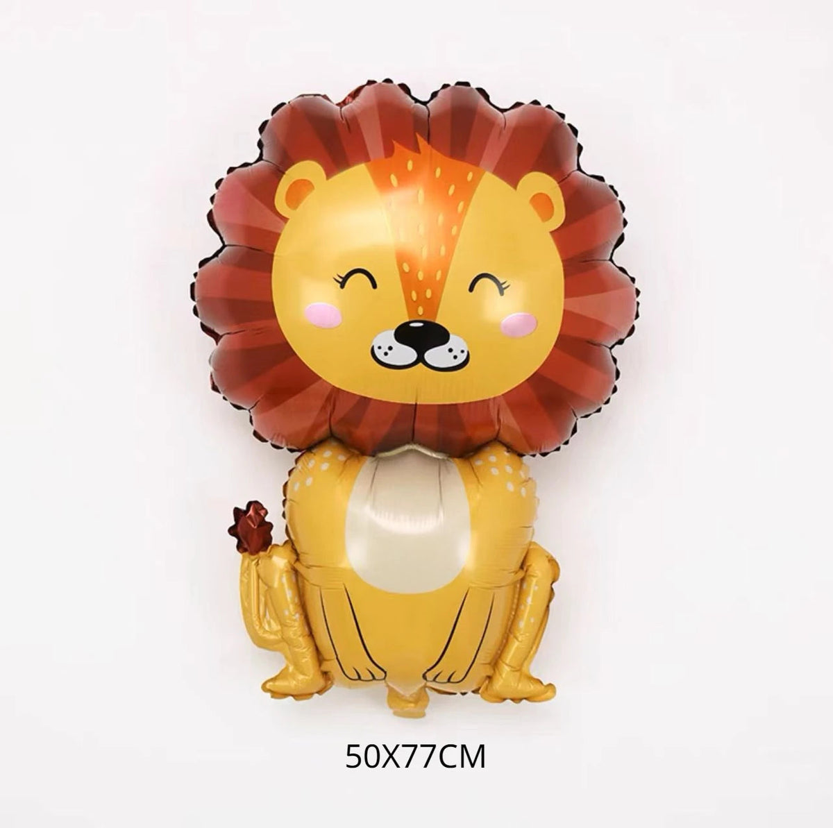 New Cartoon Animal Theme Foil Balloon Jungle Safari Forest Lion Rabbit Kids Birthday Decoration Supplies Elephant Giraffe Baloon Petoria Store