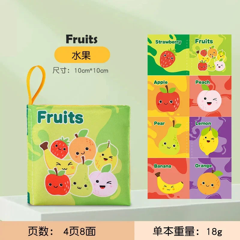 Weiches Fühlbuch Lernspielzeug für Kinder Petoria