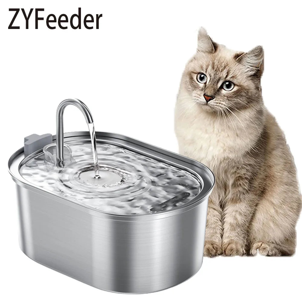 Automatischer Katzenbrunnen mit Filtersystem