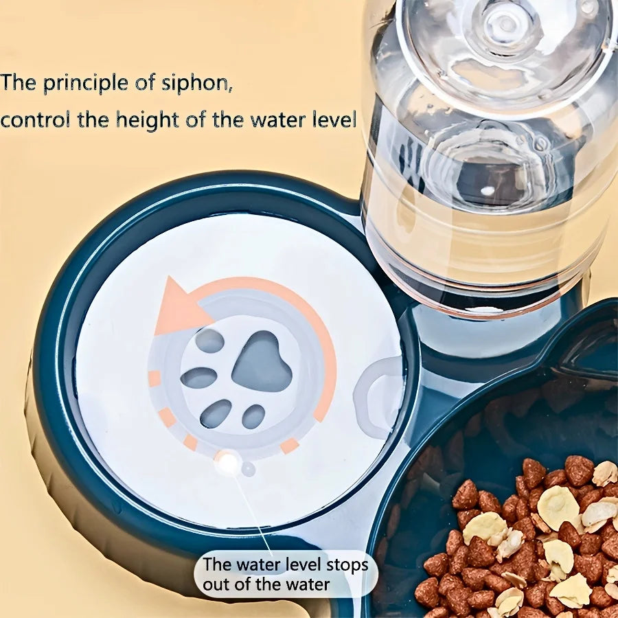 3-in-1 Futter- und Wassernapf mit Nackenschutz