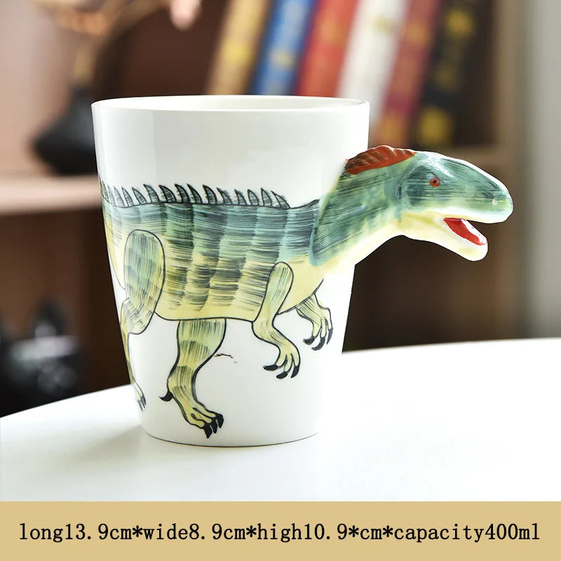 Dinosaurier Keramiktasse Kreativer Kaffeebecher