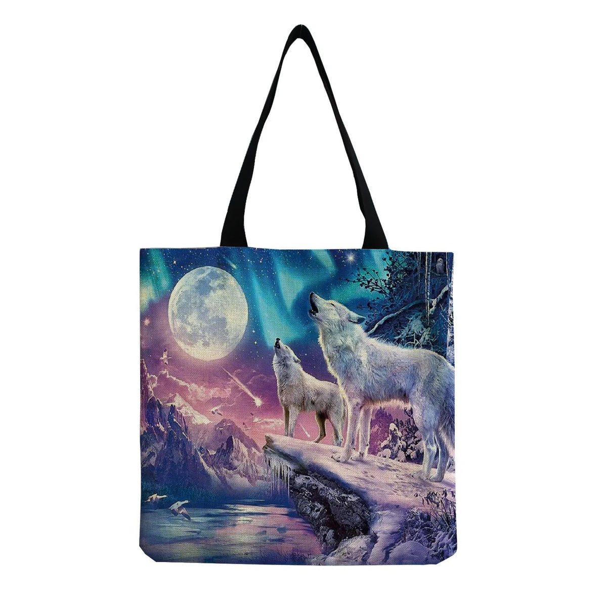Cartoon Cute Dinosaur Printed Tote Linen Personality Girl Shoulder Bag Large Capacity Travel Storage Packs Women Shopping Bag Petoria Store