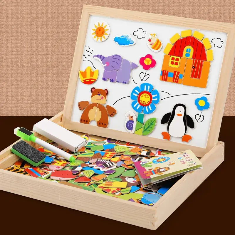 Magnetisches Lernbrett 100+ Montessori