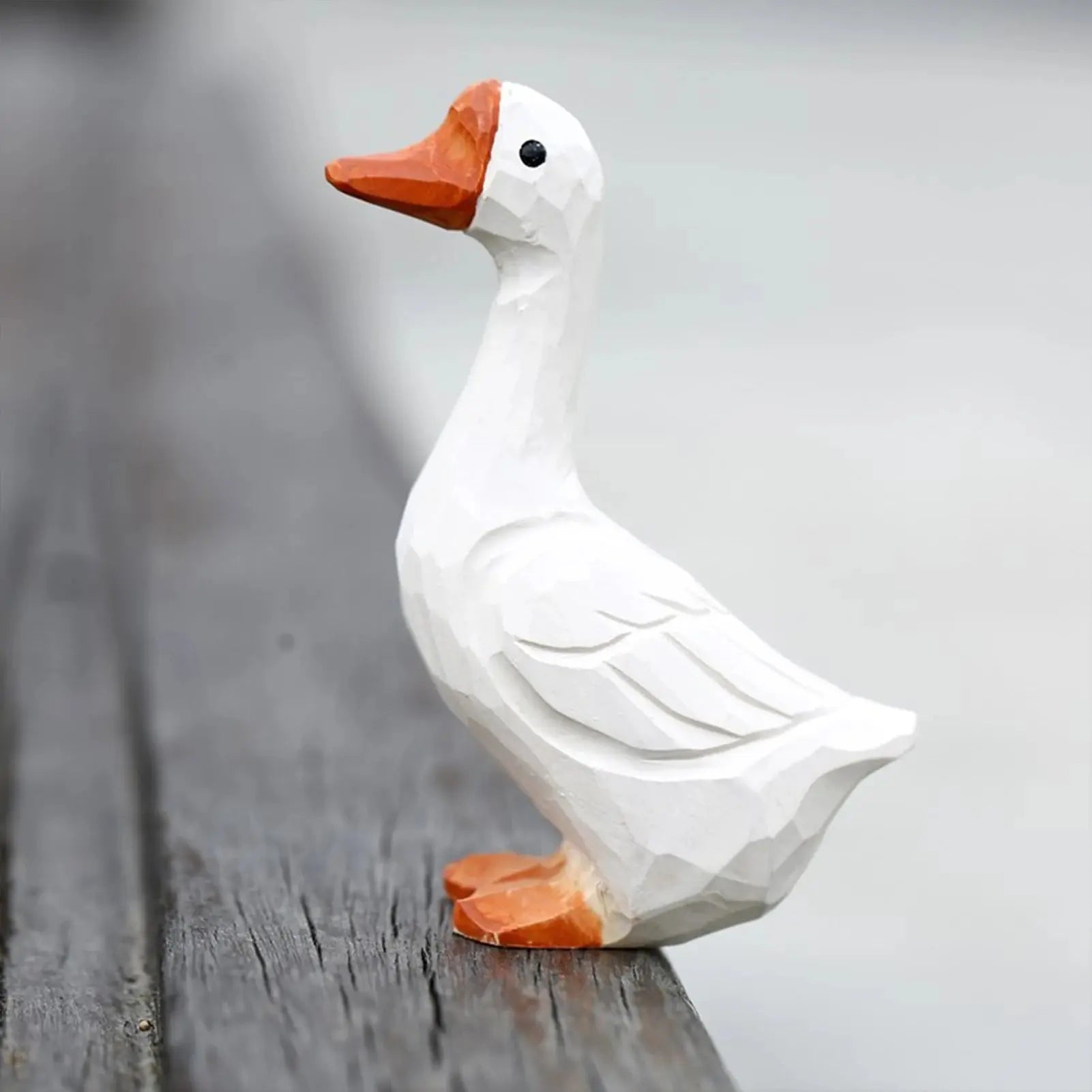 Pinguin Holzfigur – Handgeschnitzte Tierdekoration Petoria