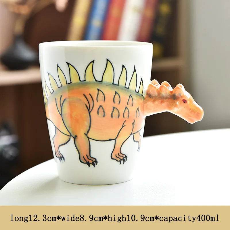 Dinosaurier Keramiktasse Kreativer Kaffeebecher