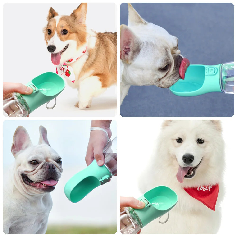 Portable Dog Water Bottle For Small Large Dogs Cat Outdoor Leakproof Walking Drinking Bowls Chihuahua French Bulldog Supplies Petoria Store
