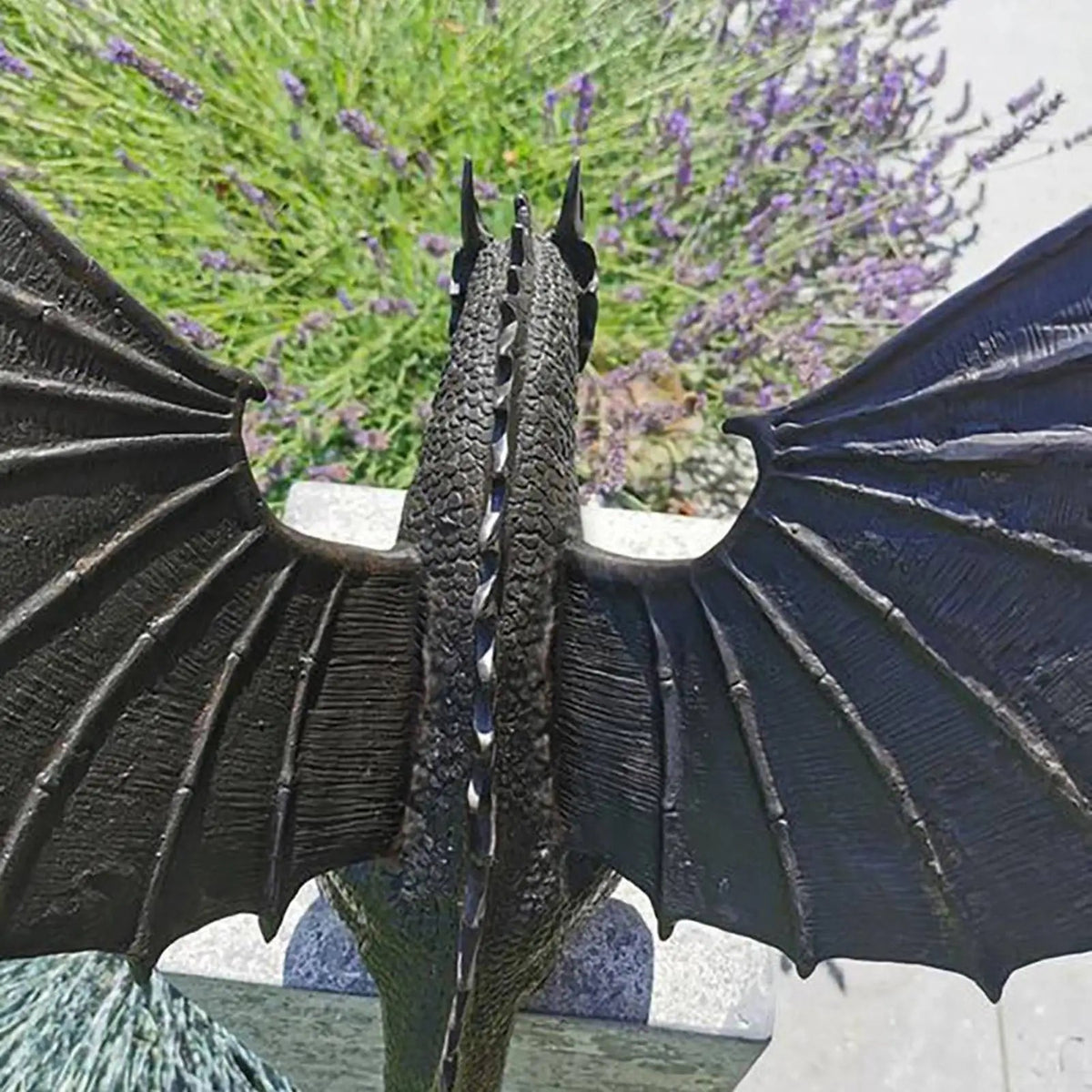 Fountain Dragon Ornament, Garden Dragon Statue, Fountain Dragon Ornament, Resin Water Feature Sculpture, Home Garden Decor Petoria Store