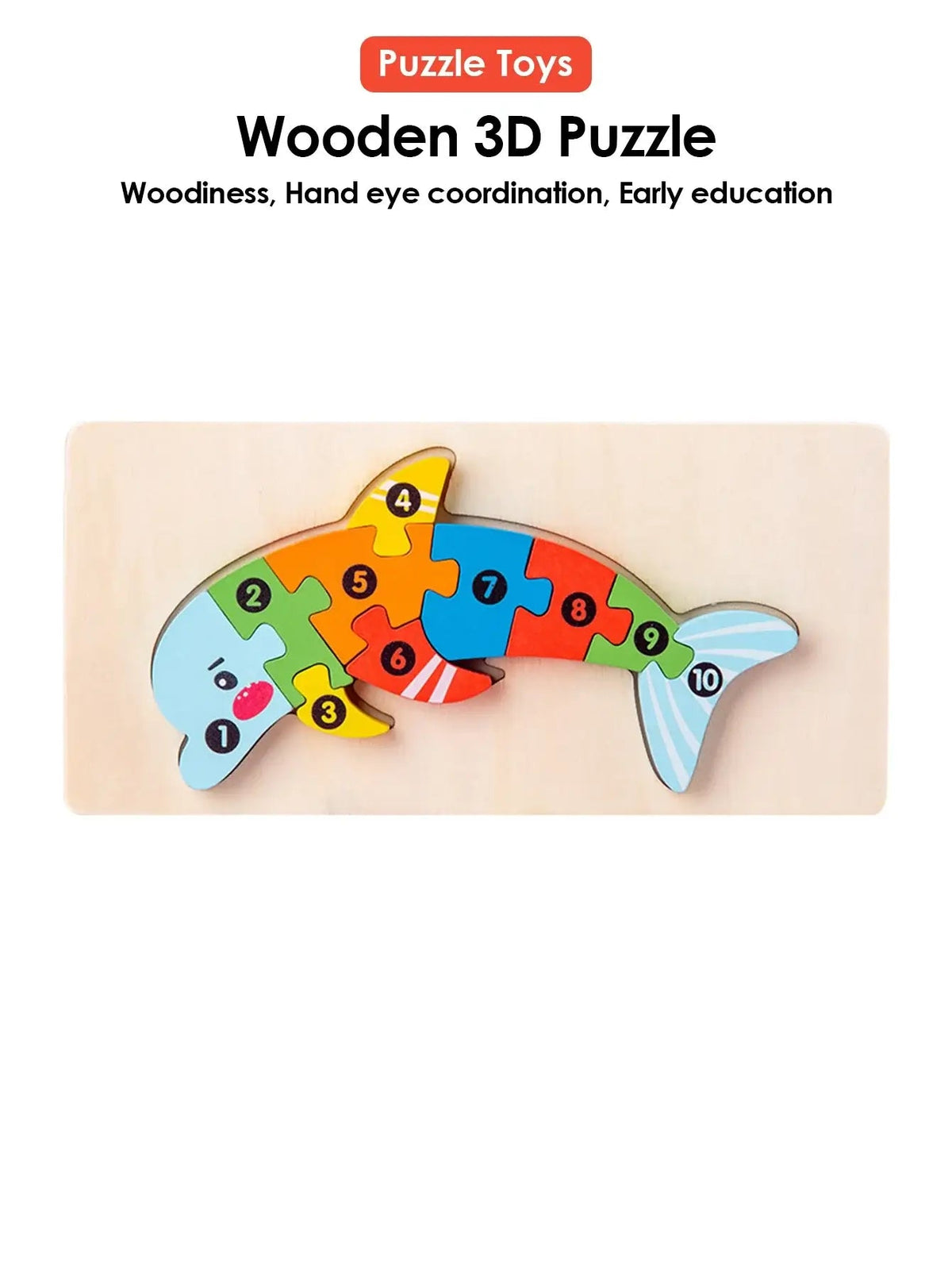 🧩 Petoria™ 3D Holz Tier Puzzle Petoria
