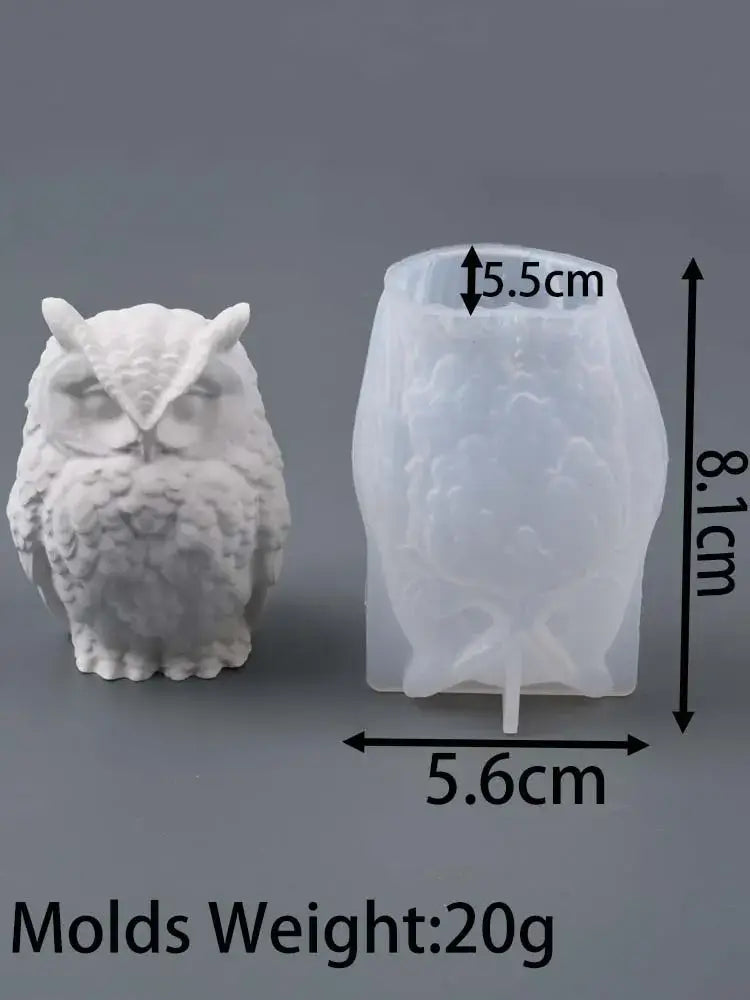 3D Eulen Silikonform für kreative Backideen