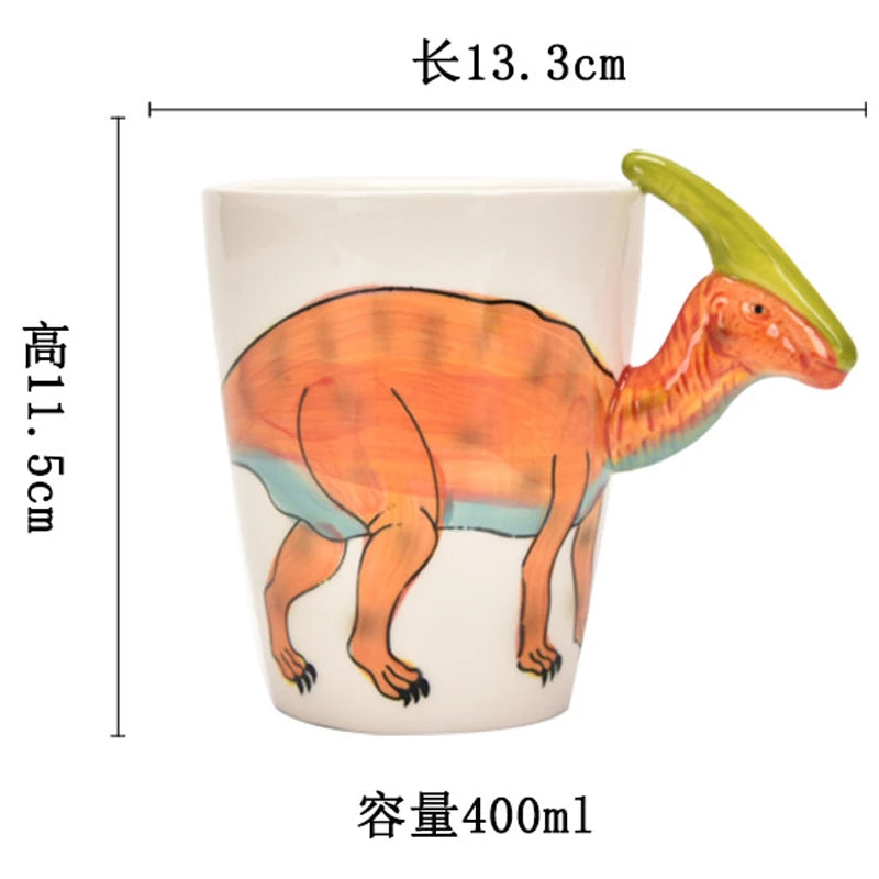 Dinosaurier Keramiktasse Kreativer Kaffeebecher