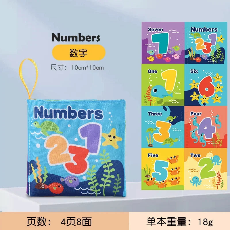 Weiches Fühlbuch Lernspielzeug für Kinder