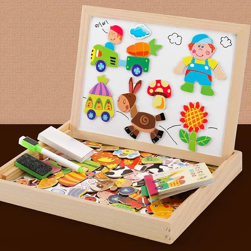 Magnetisches Lernbrett 100+ Montessori