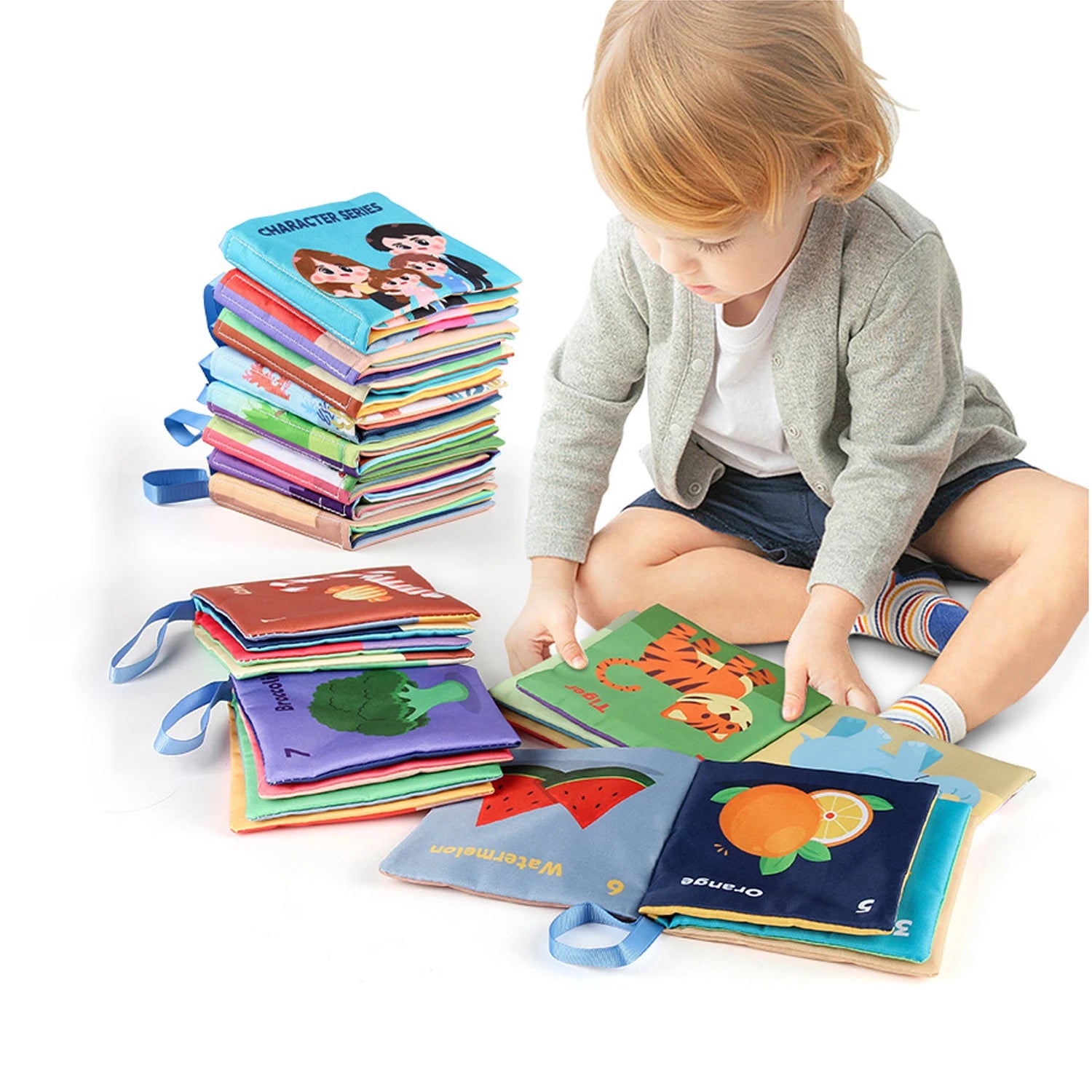 Montessori Stoffbuch für Babys und Kinder