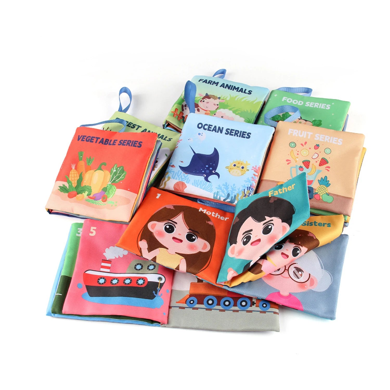 Montessori Stoffbuch für Babys und Kinder