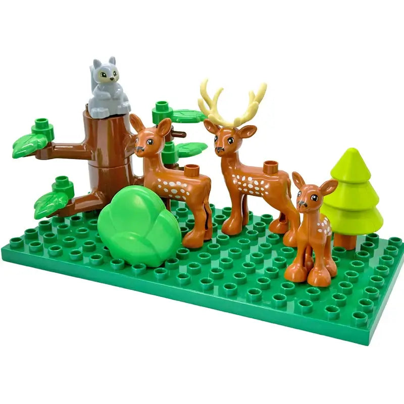 🦒 Petoria™ Tier Bausteine Lernset
