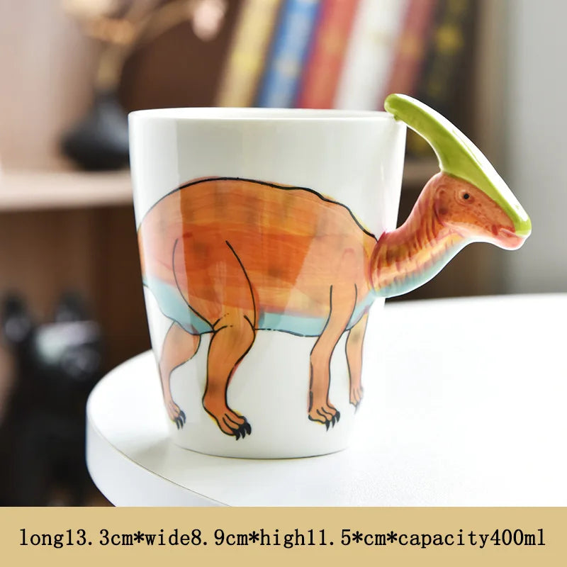 Dinosaurier Keramiktasse Kreativer Kaffeebecher