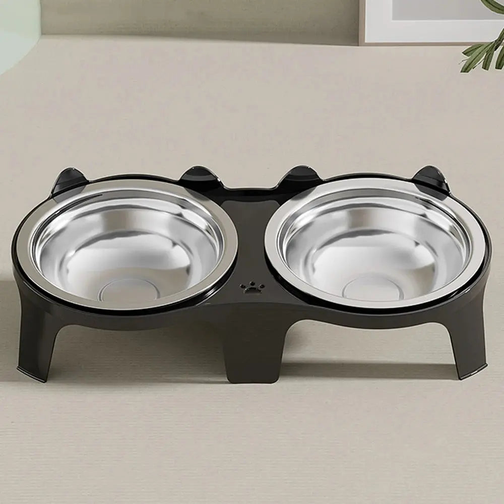 Edelstahl-Futternapf für Hunde und Katzen Petoria