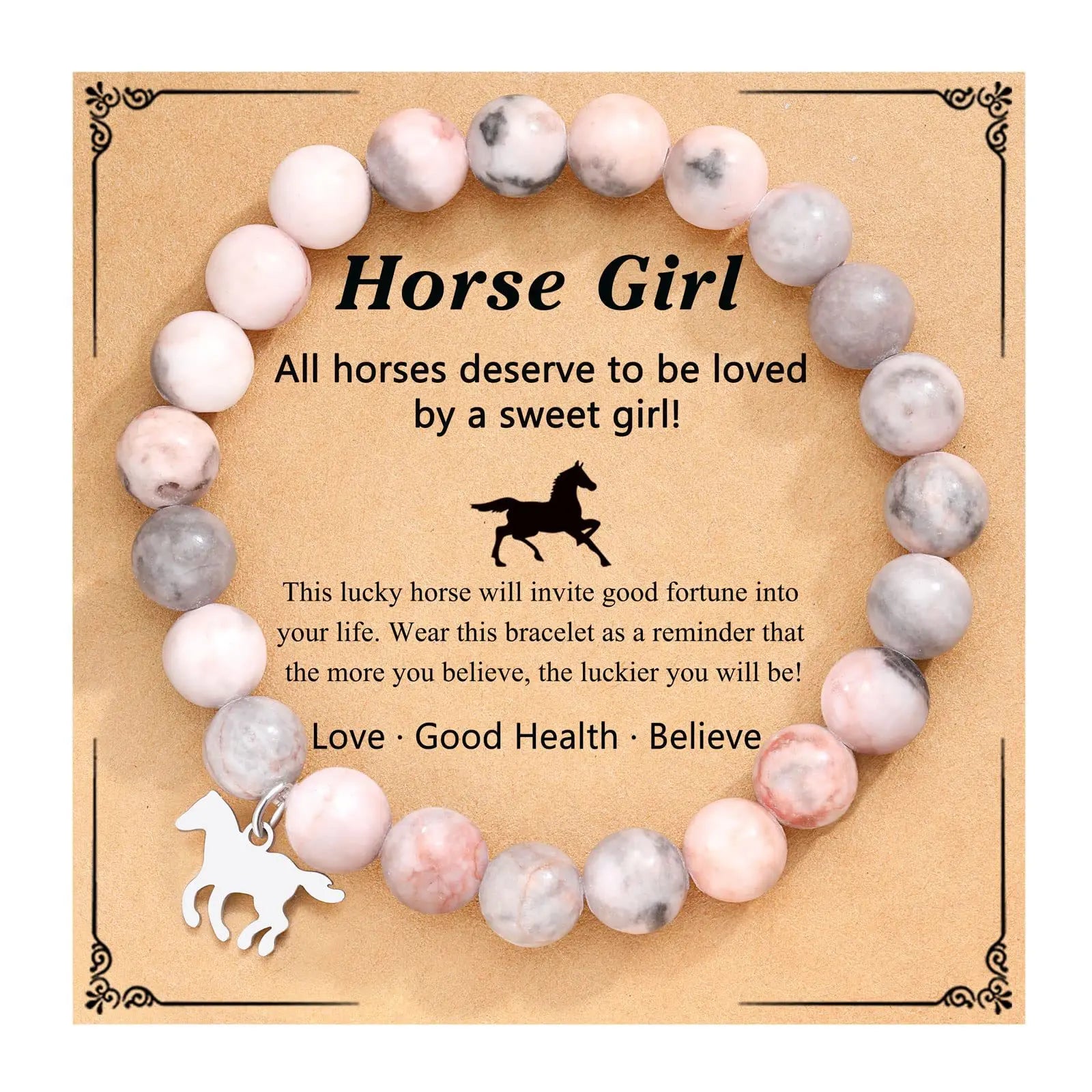 Pferde-Charm-Armband für Mädchen – Liebevolles Geschenk