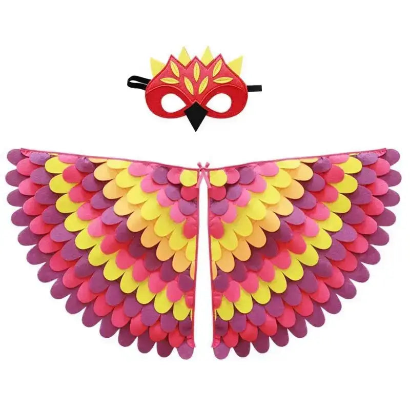 🦚 Petoria™ Pfauen Umhang mit Maske