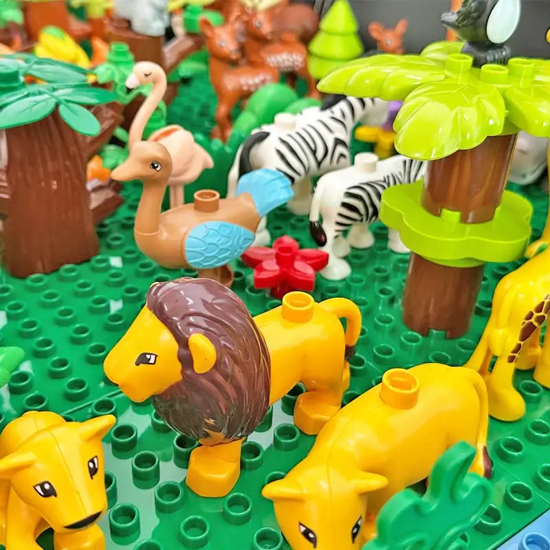 🦒 Petoria™ Tier Bausteine Lernset