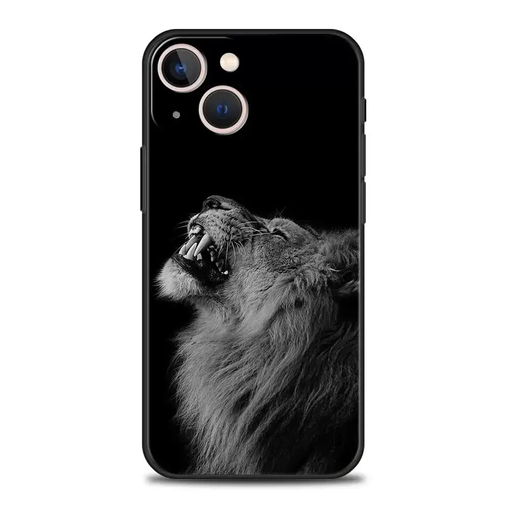 Löwen Handyhülle für iPhone mit Robustem Schutz