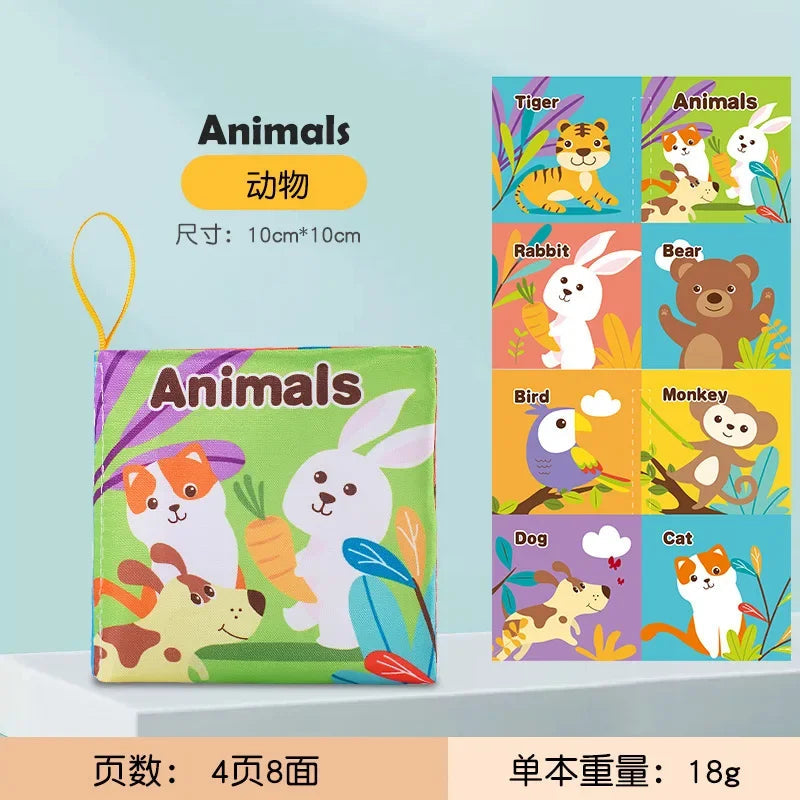 Weiches Fühlbuch Lernspielzeug für Kinder Petoria