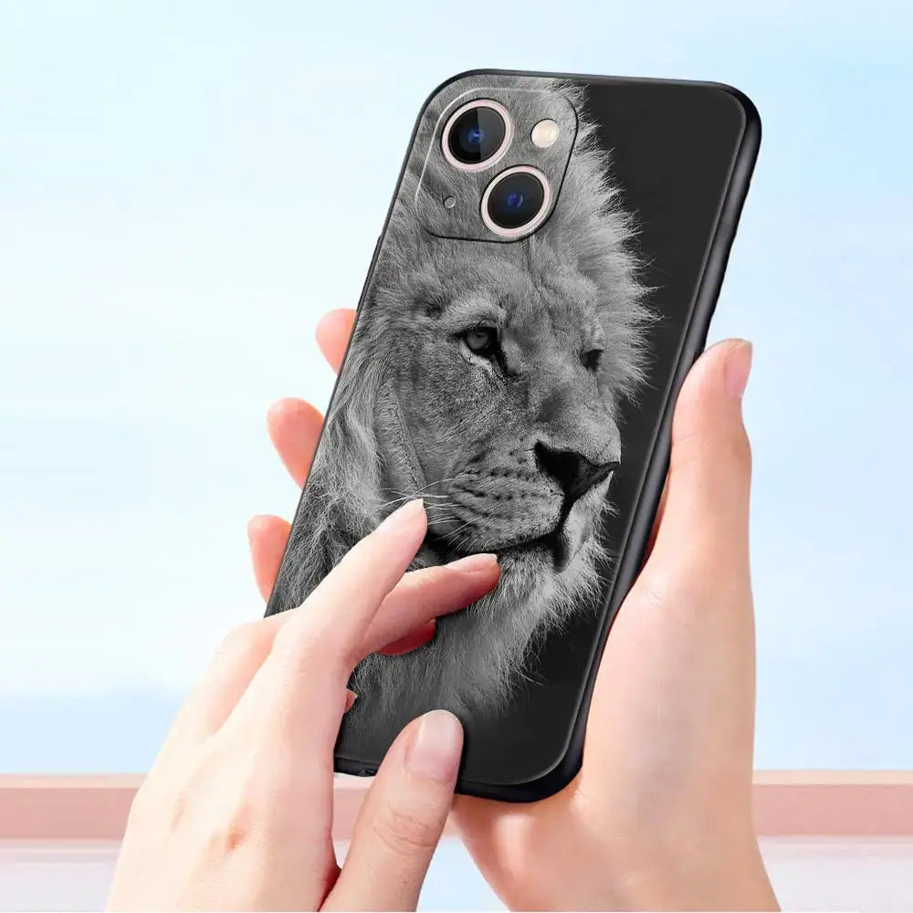Löwen Handyhülle für iPhone mit Robustem Schutz