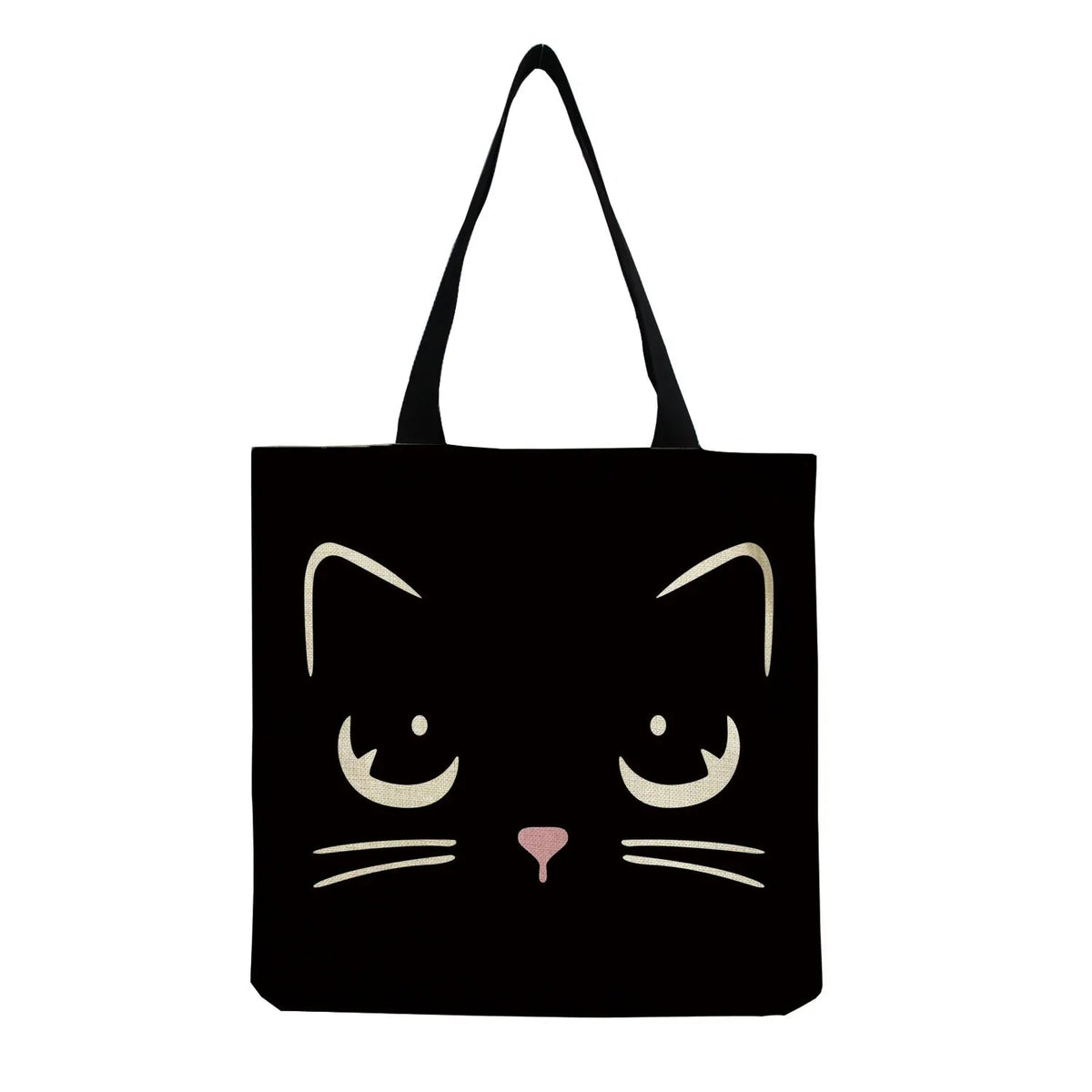 Cartoon Cute Dinosaur Printed Tote Linen Personality Girl Shoulder Bag Large Capacity Travel Storage Packs Women Shopping Bag Petoria Store