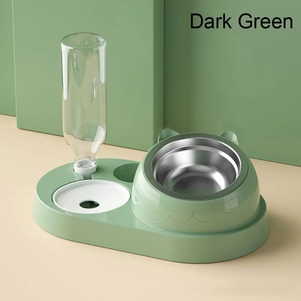 2-in-1 Futter- und Wasserspender für Hunde und Katzen
