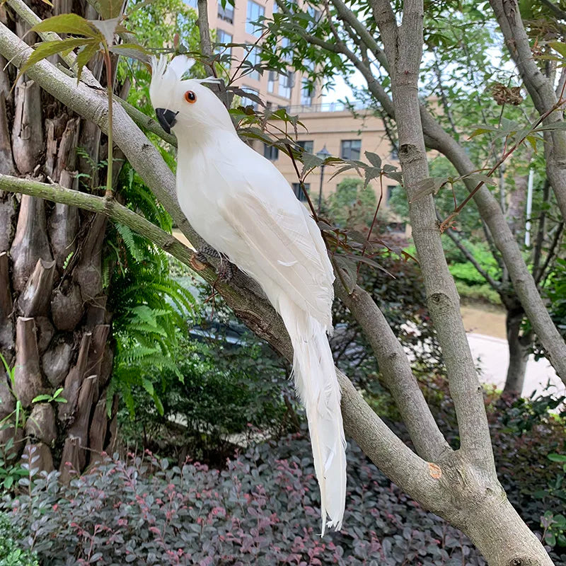 25/35cm Simulation Parrot Garden Decoration Creative Lawn Figurine Ornament Animal Bird Outdoor Garden Party Prop Decoration Petoria Store
