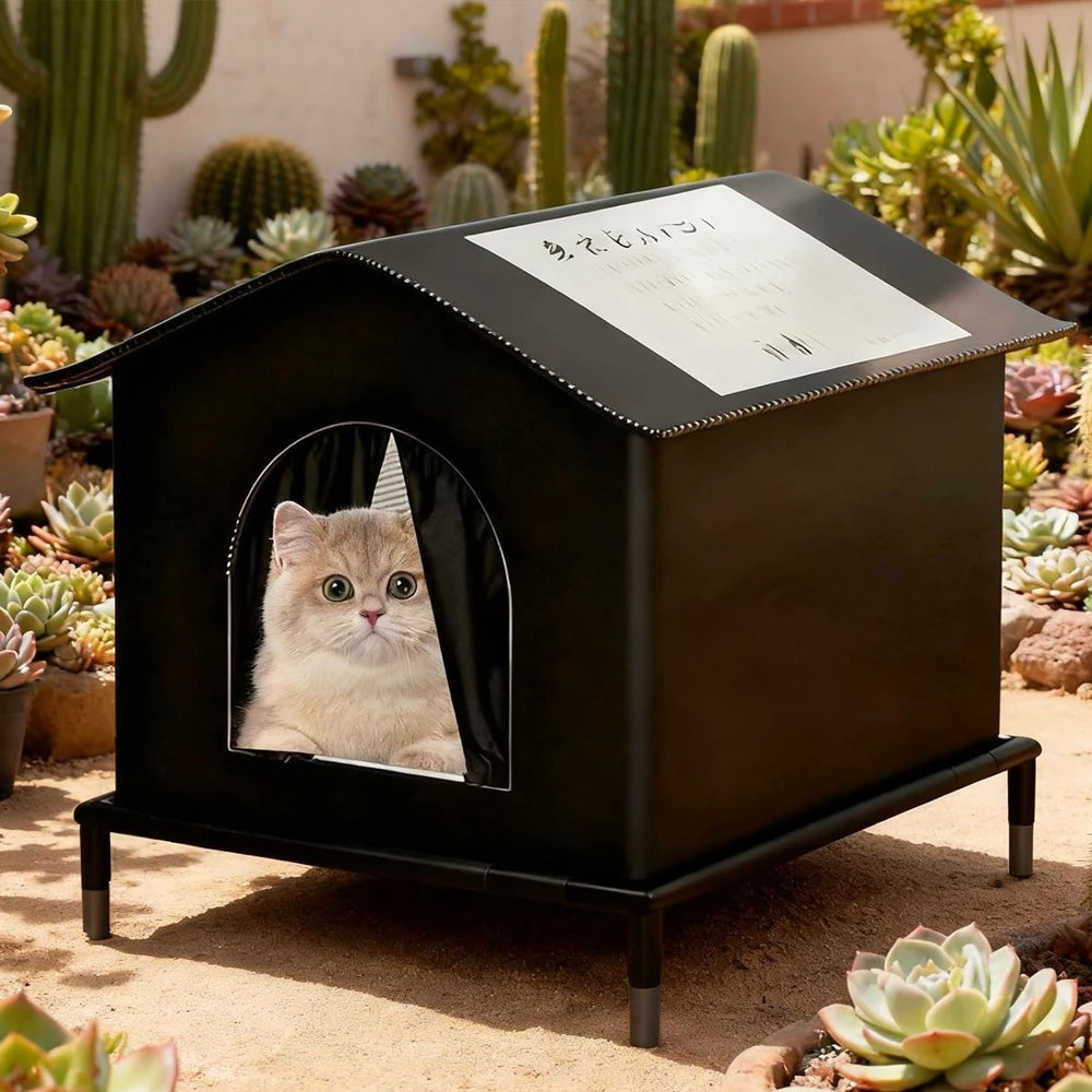 Cat House for Outside or Indoor Coldproof and Insulated Designs for Strays Cats All Season Large Capacity and Warm Waterproof Petoria Store