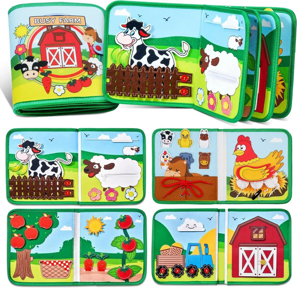 Montessori Busy Book mit Tieren Petoria