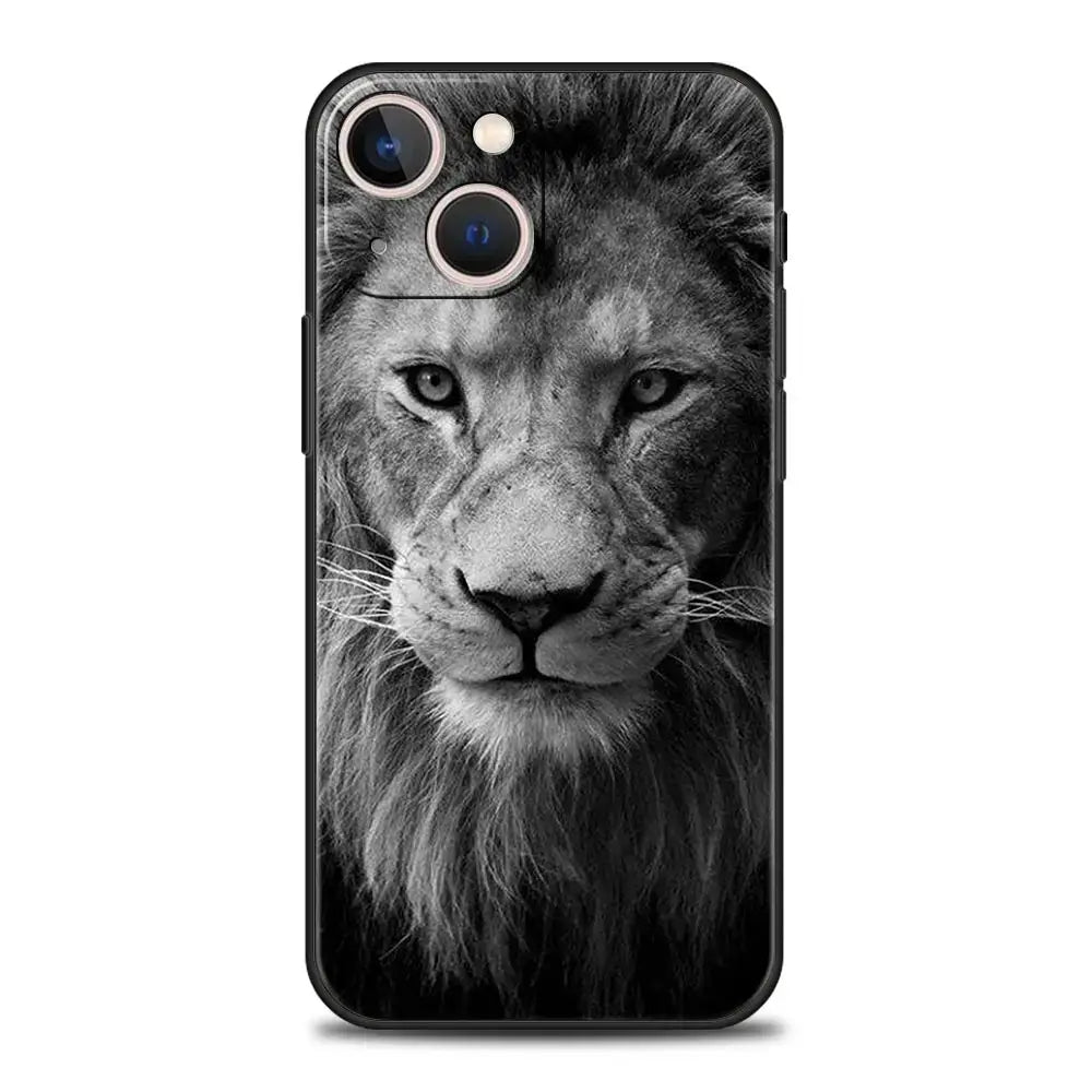 Löwen Handyhülle für iPhone mit Robustem Schutz