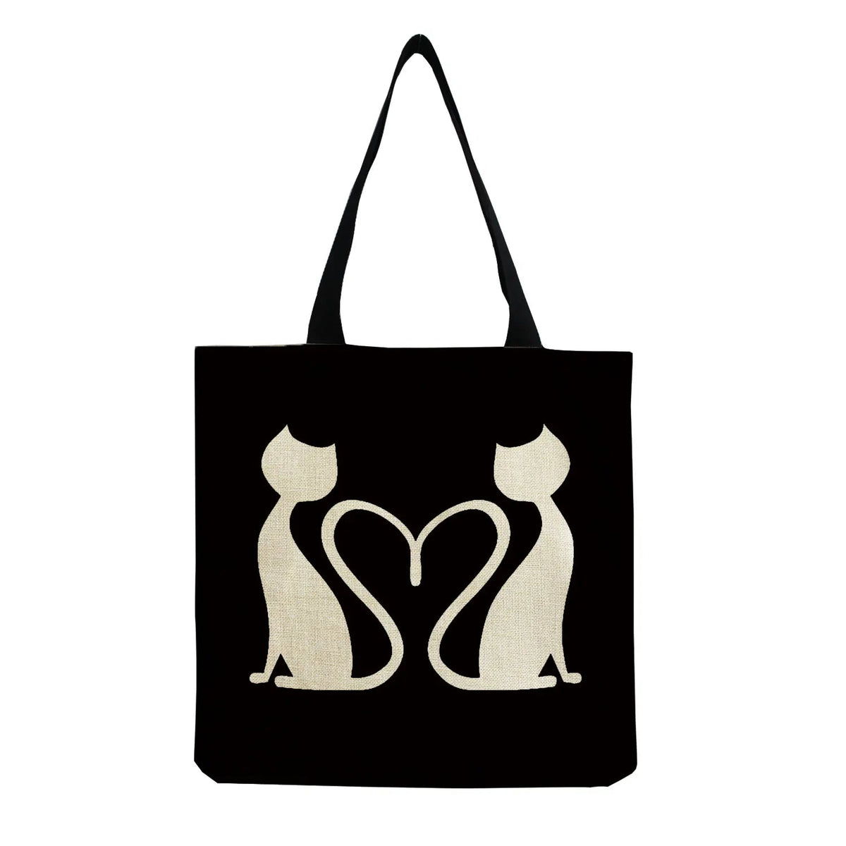 Cartoon Cute Dinosaur Printed Tote Linen Personality Girl Shoulder Bag Large Capacity Travel Storage Packs Women Shopping Bag Petoria Store