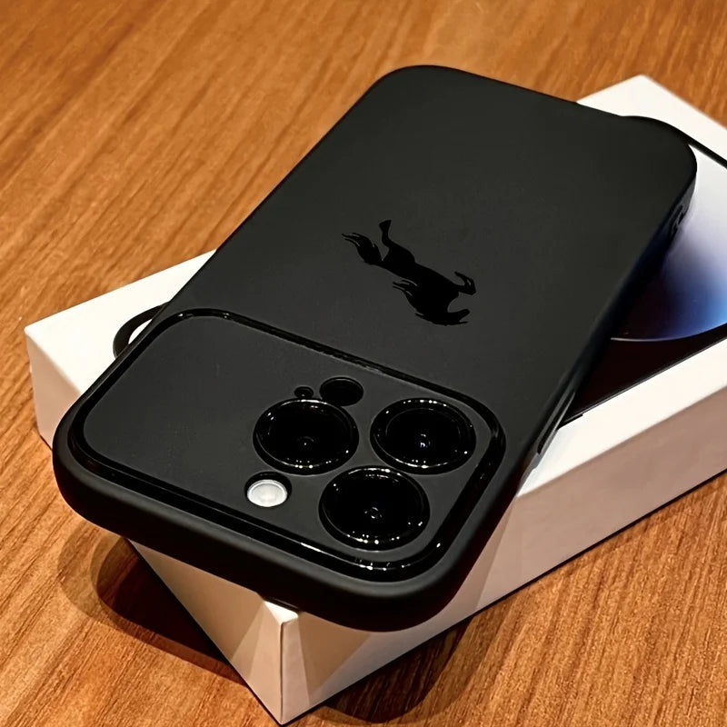 Pferde-Handyhülle für iPhone – Matt und stoßfest