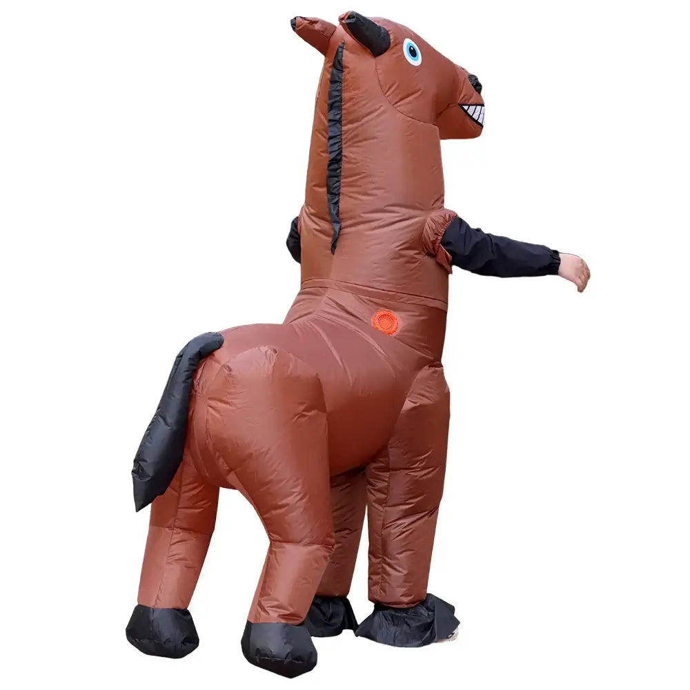 🐴 Petoria™ Aufblasbares Pferdekostüm für Erwachsene