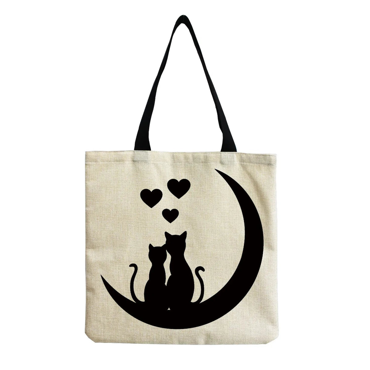 Cartoon Cute Dinosaur Printed Tote Linen Personality Girl Shoulder Bag Large Capacity Travel Storage Packs Women Shopping Bag Petoria Store