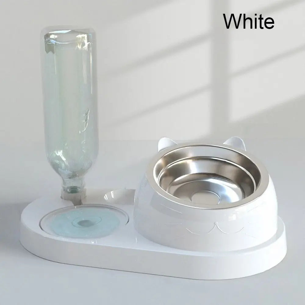 2-in-1 Futter- und Wasserspender für Hunde und Katzen