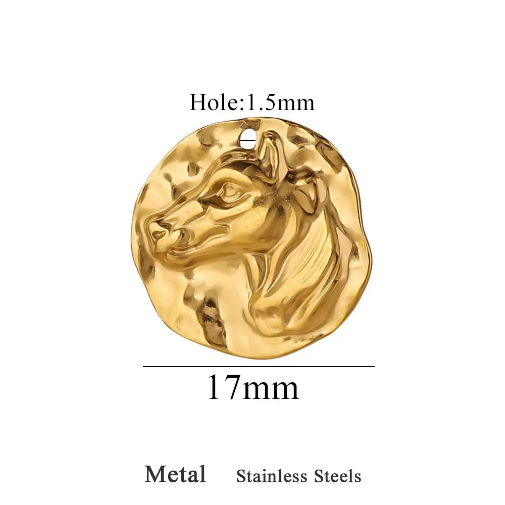 Edelstahl Tier Anhänger für Schmuck und Bastelarbeiten
