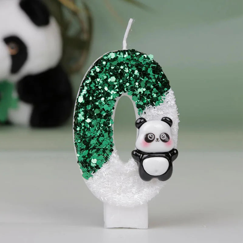 Panda Geburtstagskerzen für Kuchen und Party