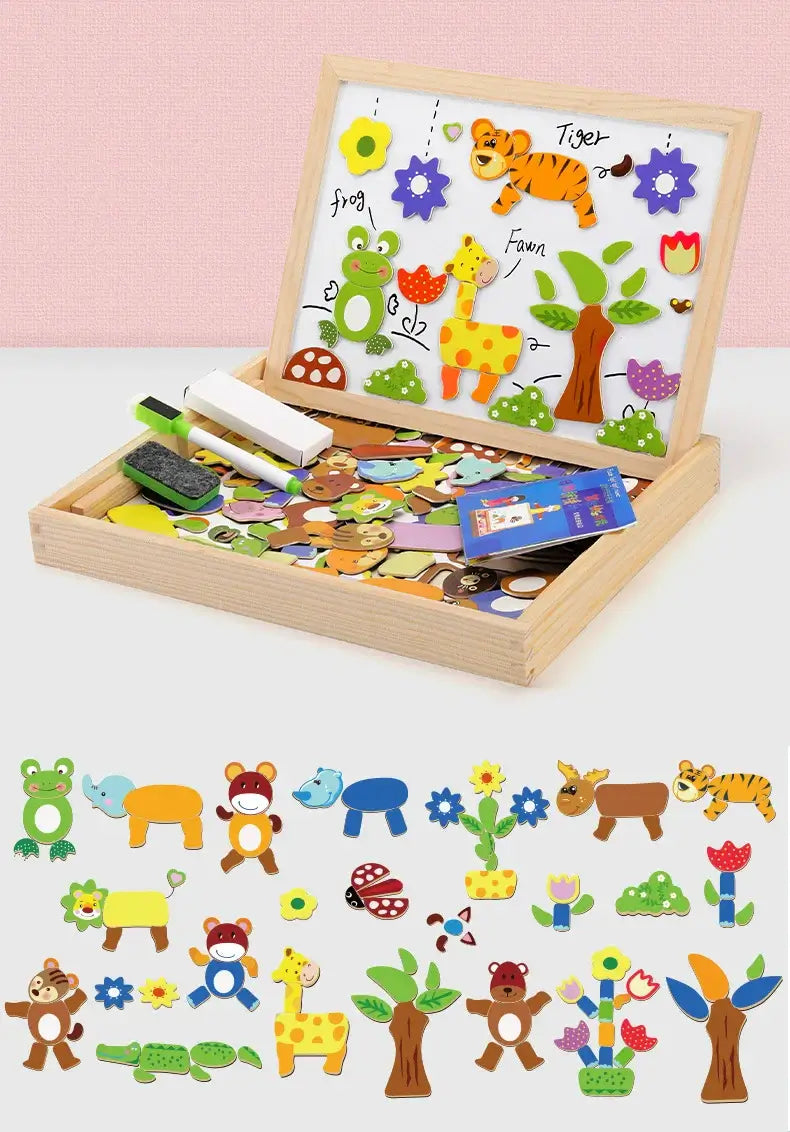 Magnetisches Lernbrett 100+ Montessori