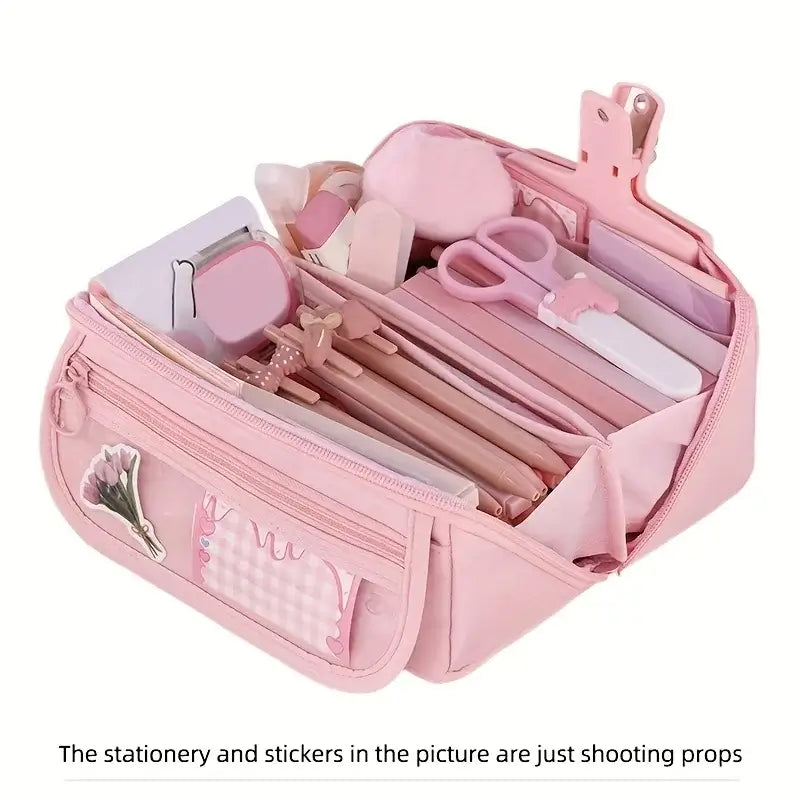 Federmäppchen Organizer – Große Stiftetasche mit mehreren Fächern