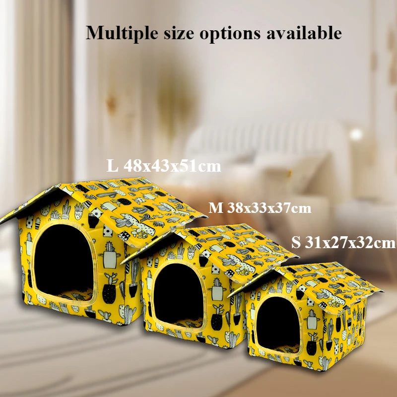Water-resistant Foldable and Detachable Pet House Ideal for Cats Dogs in Outdoor Environments Cat House Cats Home Pet Supplies Petoria Store