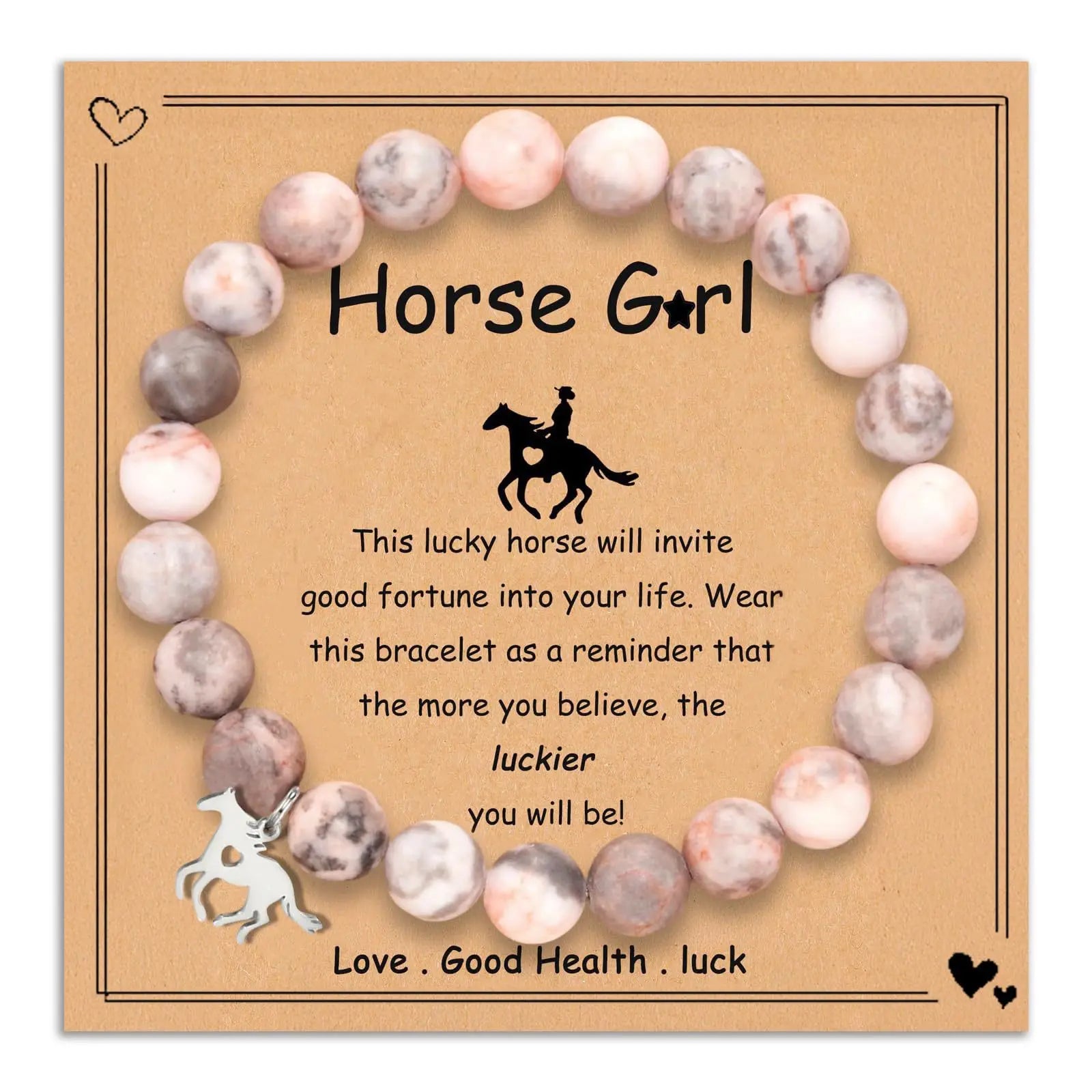 Pferde-Charm-Armband für Mädchen – Liebevolles Geschenk